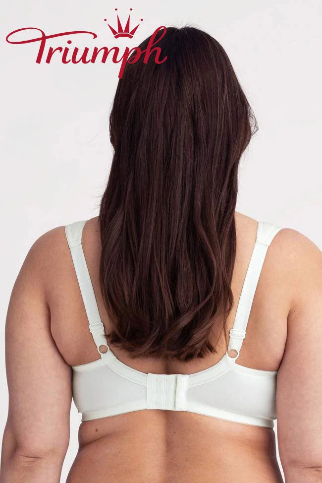 TRIUMPH - 4 pezzi (75A-110F) 💝Reggiseno bianco senza ferretto ricamato✨