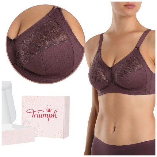 💖Triumph® 4 pezzi✨Reggiseno trasparente, non imbottito, per taglie forti