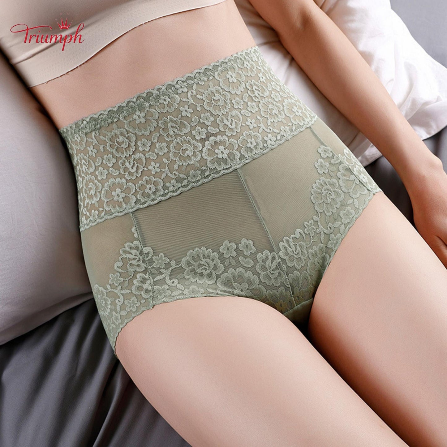Triumph - Confezione da 4 mutandine sexy in pizzo, pizzo popolare, spedizione gratuita, 40-120 kg